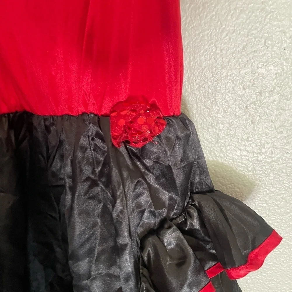 GIRLS “Spanish Dancer”costume Halloween dress up size medium